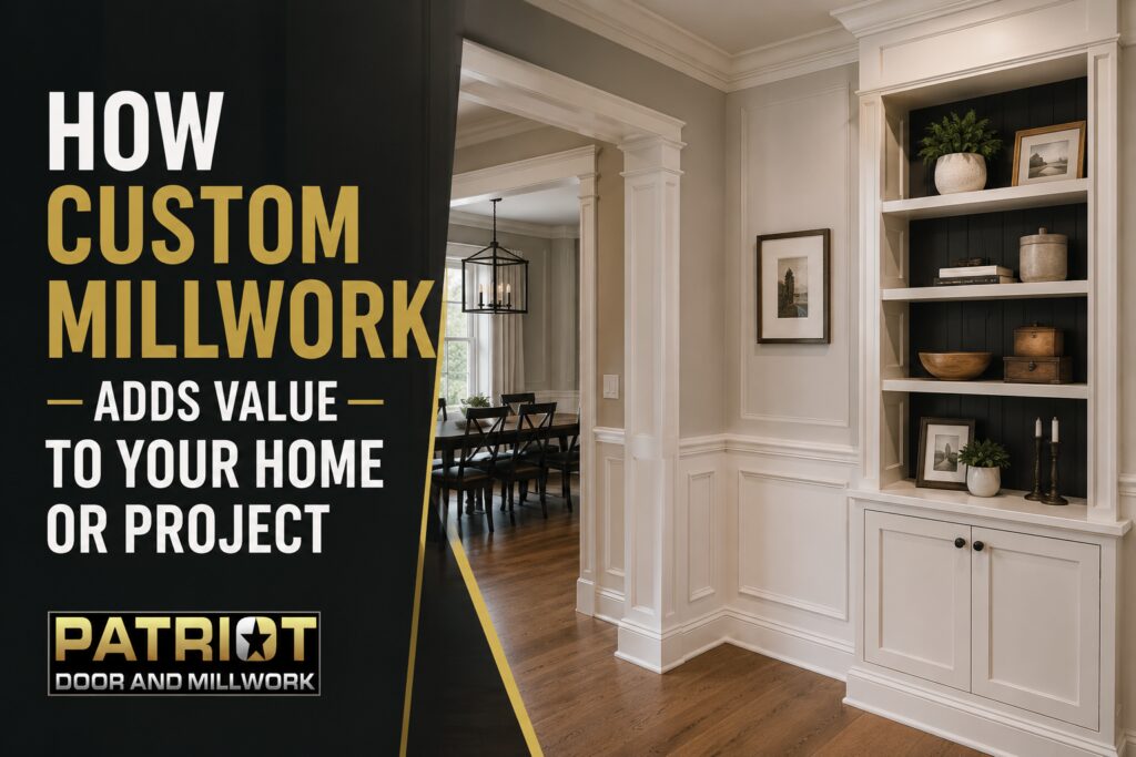 how custom millwork adds value to your home or project