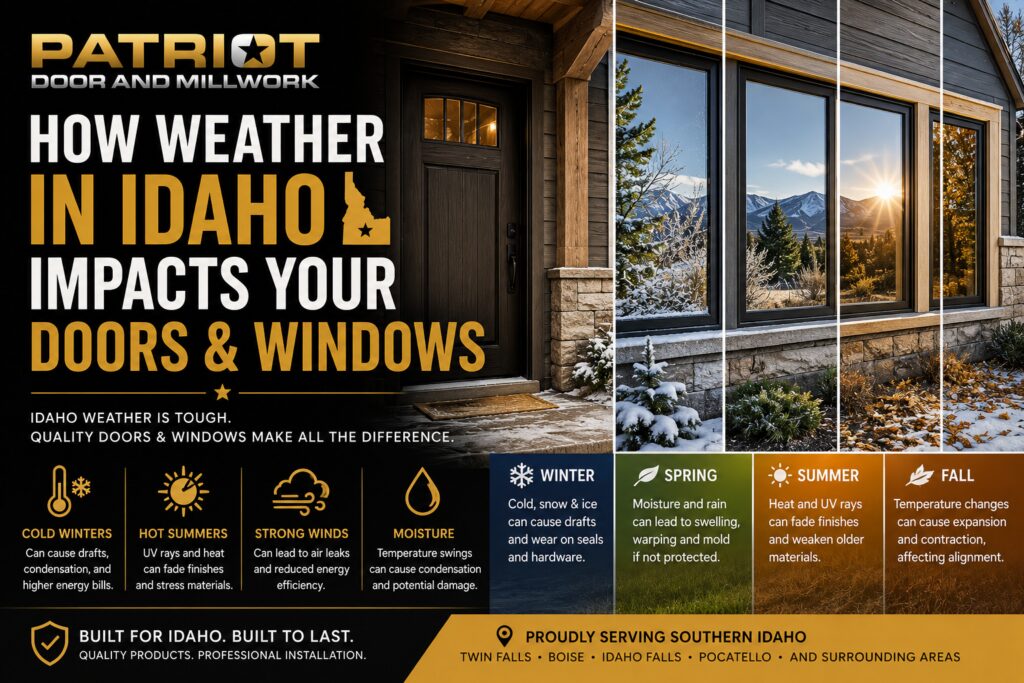 how weather in idaho impacts your doors and windows