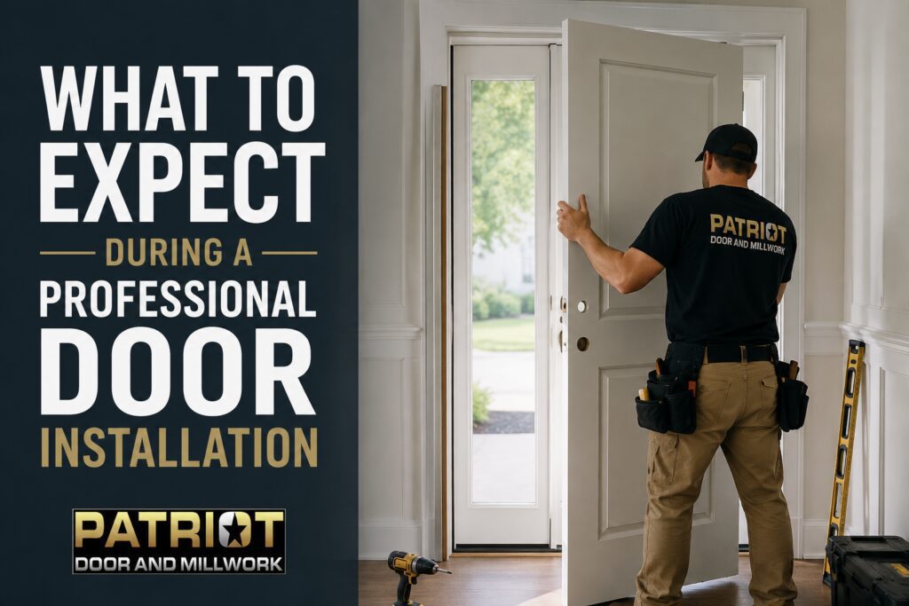 what to expect during a professional door installation in idaho