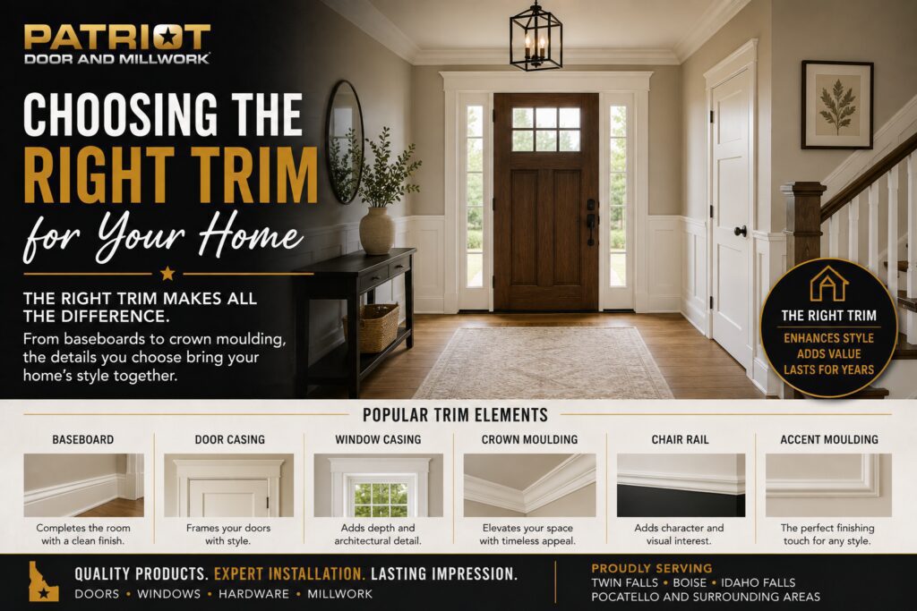 choosing the right trim for your home