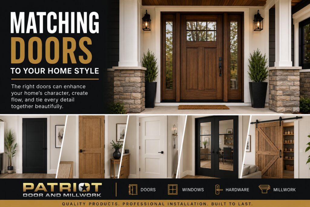 matching doors to your home style