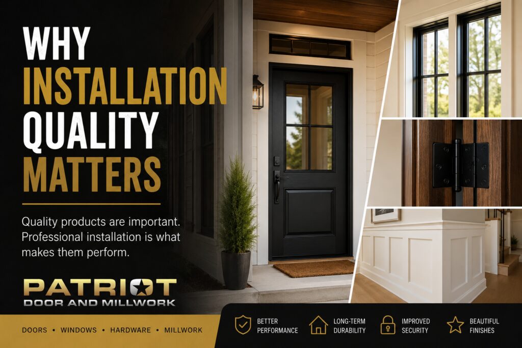 why installation quality matters